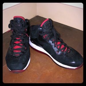 Lebron 8 black/white/red